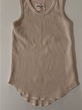 Rudy Jude Kids Medium Thermal Ribbed Tank Top - Cream